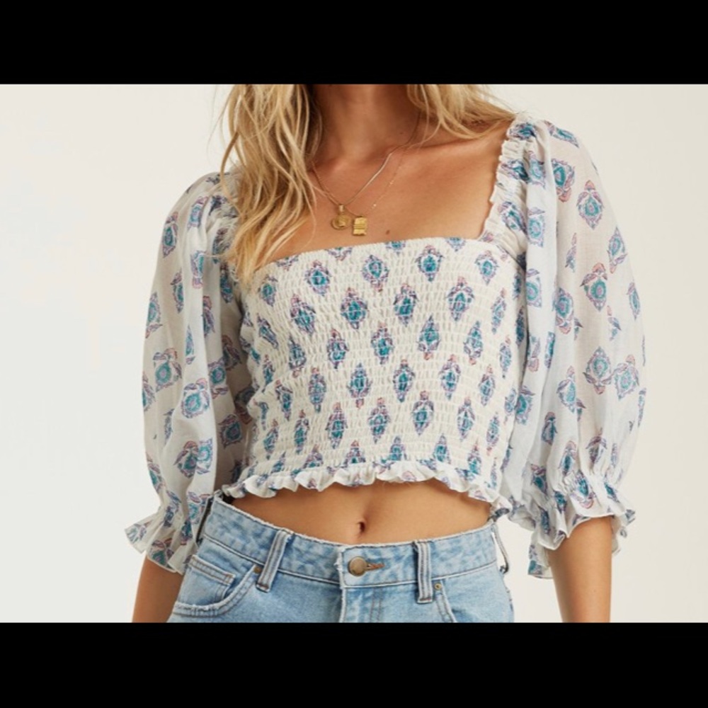 New Billabong Feeling Groovy Women’s Crop Top